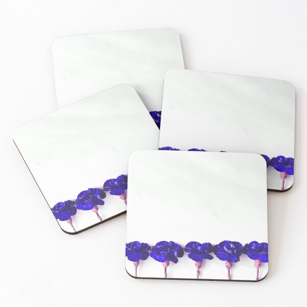 Item preview, Line of Royal Blue Carnations designed and sold by AmberRoseWrites.