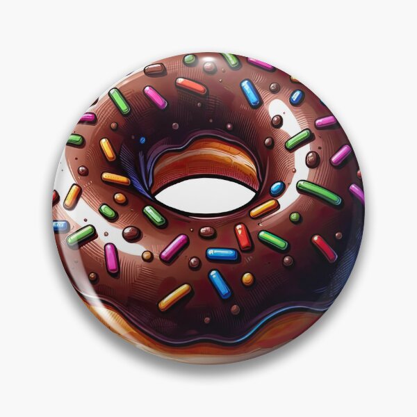 Item preview, Chocolate Glazed Donut with Sprinkles designed and sold by digital-savant.
