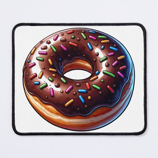 Item preview, Chocolate Glazed Donut with Sprinkles designed and sold by digital-savant.