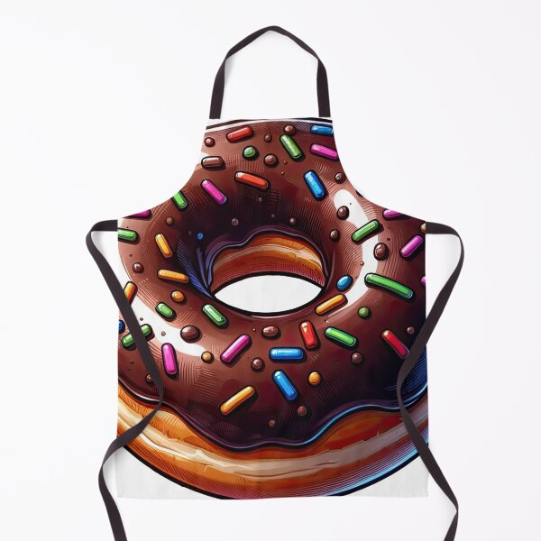 Item preview, Chocolate Glazed Donut with Sprinkles designed and sold by digital-savant.