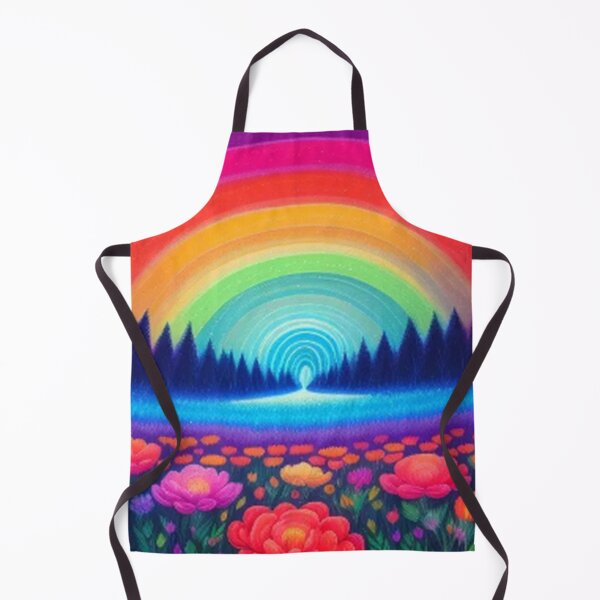 Item preview, Rainbow Flower Fields and Trees designed and sold by TheDarkWardrobe.