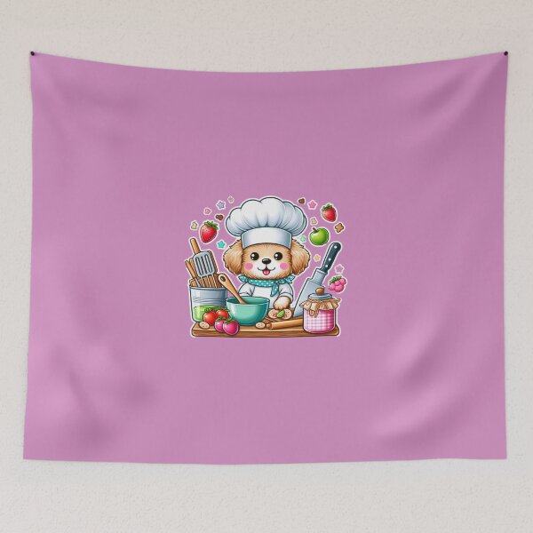 Item preview, Dog in the kitchen. designed and sold by moni0490.