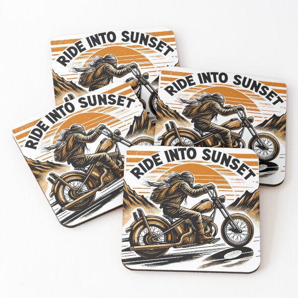 Item preview, Ride Into the Sunset Biker Adventure designed and sold by IWEARUWEAR.