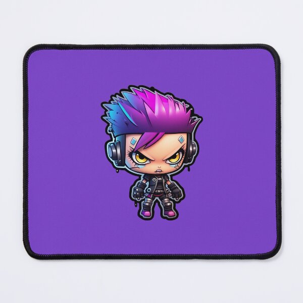 Item preview, chibi cyberpunk girl designed and sold by amoebebe.