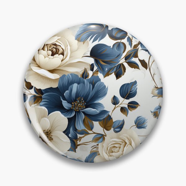Aperçu de l'œuvre Timeless Grace Rétro Bleu Rose créée et vendue par Dasvilo.