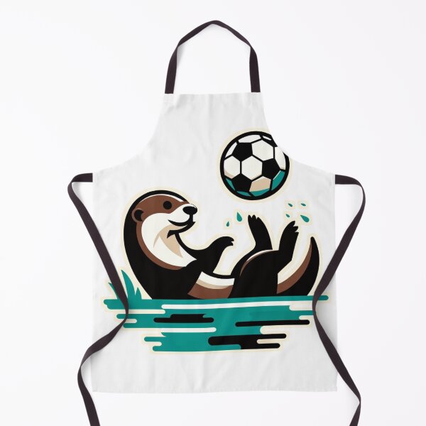 Item preview, Cartoon Soccer Otter designed and sold by anewdesignaday.