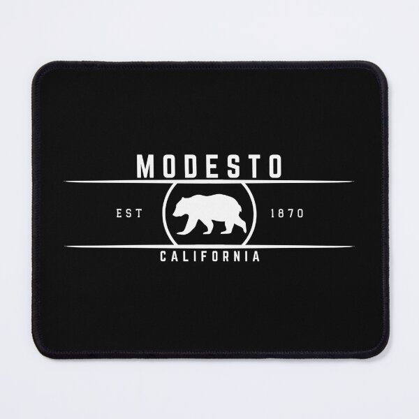Item preview, Modesto California Retro Style designed and sold by RetroPrintsUS.