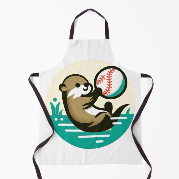 Item preview, Cartoon Otter Baseball designed and sold by anewdesignaday.