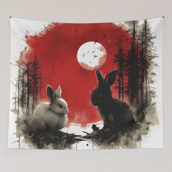 Item preview, Yin and Yang: The Hare's Gaze designed and sold by dungeonwarriors.