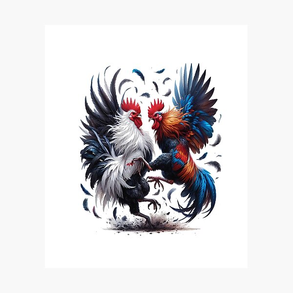 Peleas De Gallos Cockfighter Game Fowl Cockfighting Rooster peleas-de-gallos-cockfighter-game-fowl-cockfighting-rooster-photographic-print-by-visionsturme-redbubble