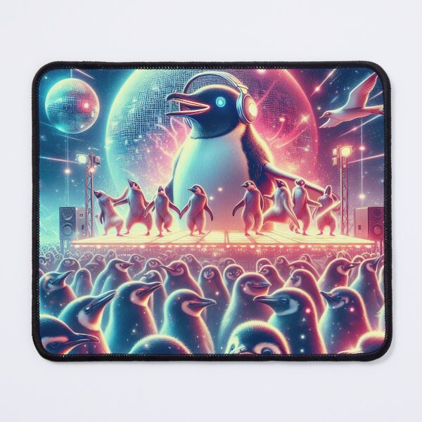 Artikelvorschau, Galaktischer Pinguin-Rave entworfen und verkauft von Wonderall.