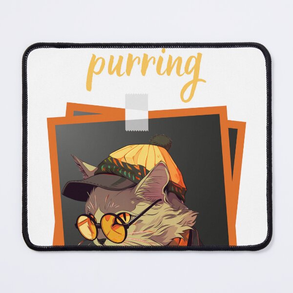 Item preview, Arrested for purring designed and sold by GrooveGrip.