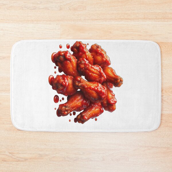Item preview, Fried Baked Hot Chicken Wings Buffalo Sauce designed and sold by kylmllr101684.