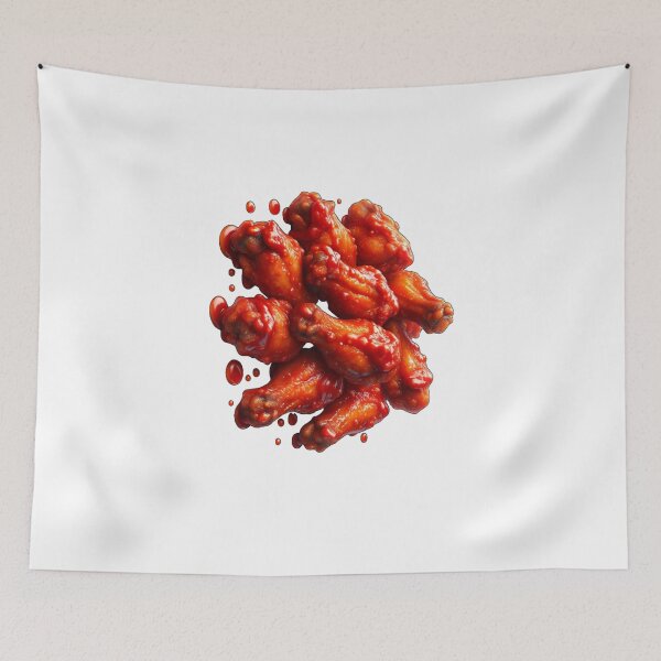 Item preview, Fried Baked Hot Chicken Wings Buffalo Sauce designed and sold by kylmllr101684.
