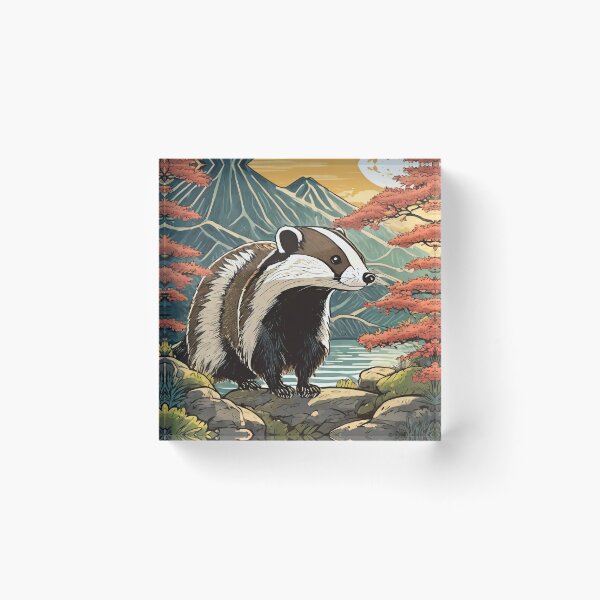 Item preview, YOKAI BADGER MUJINA designed and sold by cubiask.