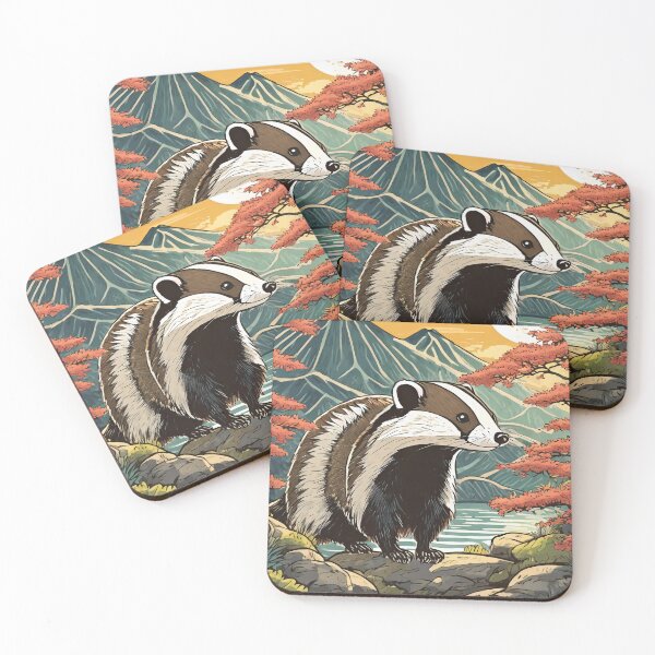 Item preview, YOKAI BADGER MUJINA designed and sold by cubiask.