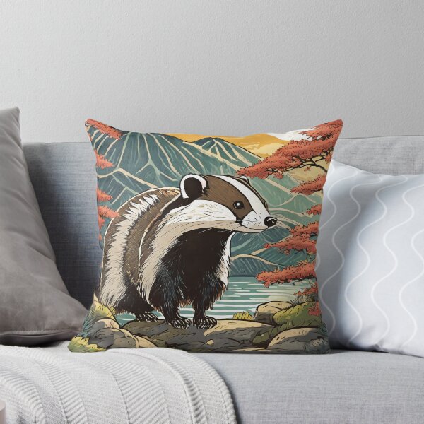 Item preview, YOKAI BADGER MUJINA designed and sold by cubiask.