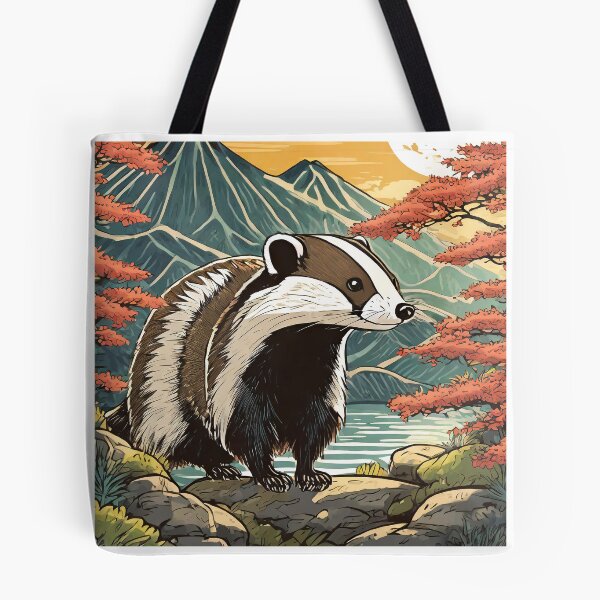 Item preview, YOKAI BADGER MUJINA designed and sold by cubiask.