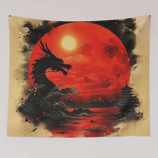 Item preview, Crimson Serenity: The Dragon's Dusk designed and sold by dungeonwarriors.