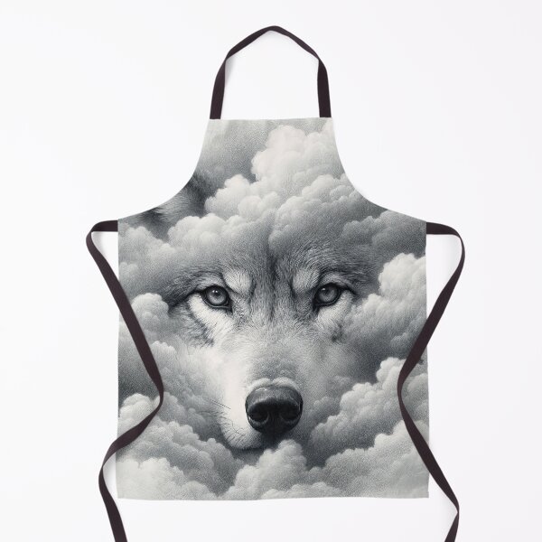 Item preview, Gray Wolf Emerging from the Fog designed and sold by digital-savant.