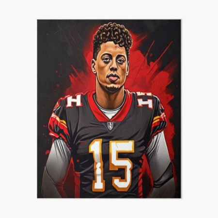 Art Patrick Pat popular Mahomes hand drawn portrait 1/1 original 8x10