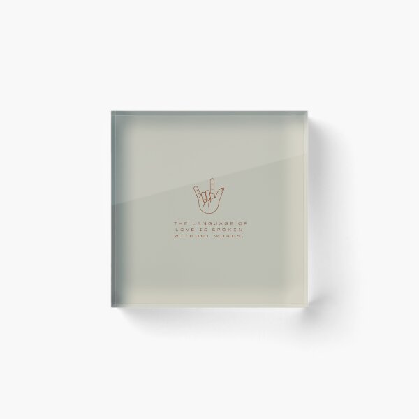 Item preview, Love Sign Language designed and sold by demiannadejonge.