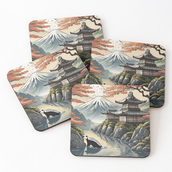 Item preview, YOKAI BADGER MUJINA designed and sold by cubiask.