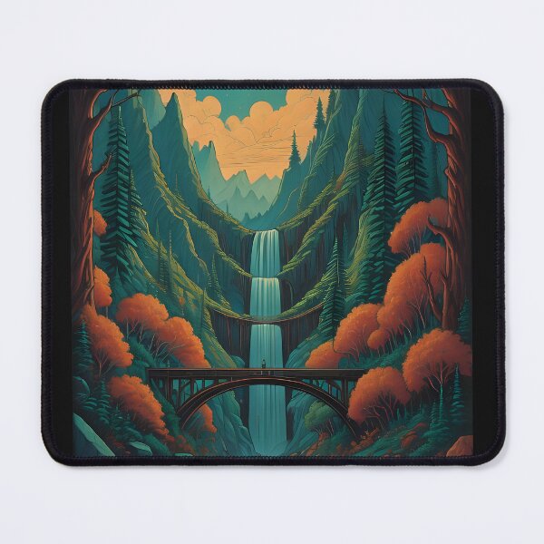 Item preview, Multnomah falls designed and sold by Outlawturnip.