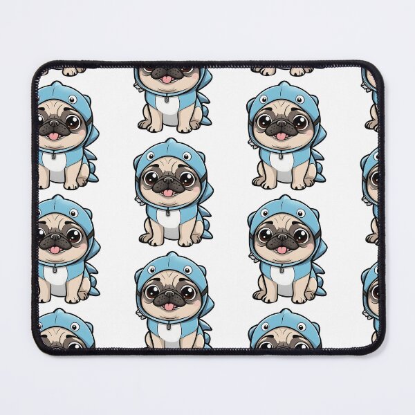 Item preview, Cute Pug wearing a costume designed and sold by PowesomePets.