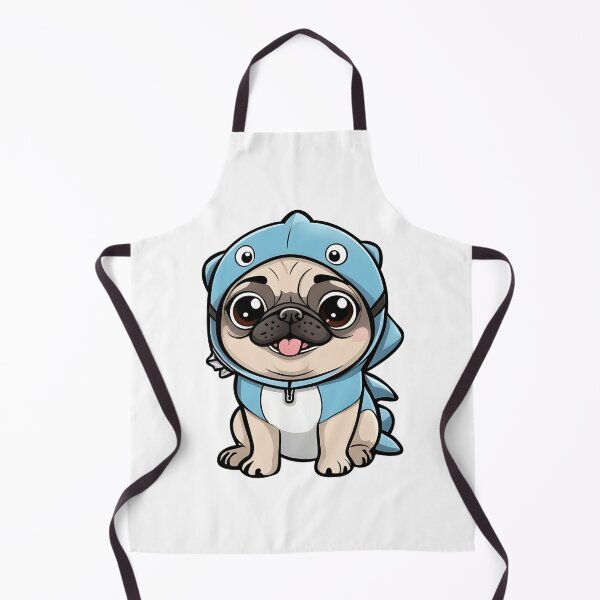 Item preview, Cute Pug wearing a costume designed and sold by PowesomePets.