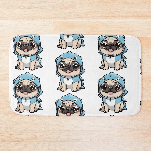 Item preview, Cute Pug wearing a costume designed and sold by PowesomePets.