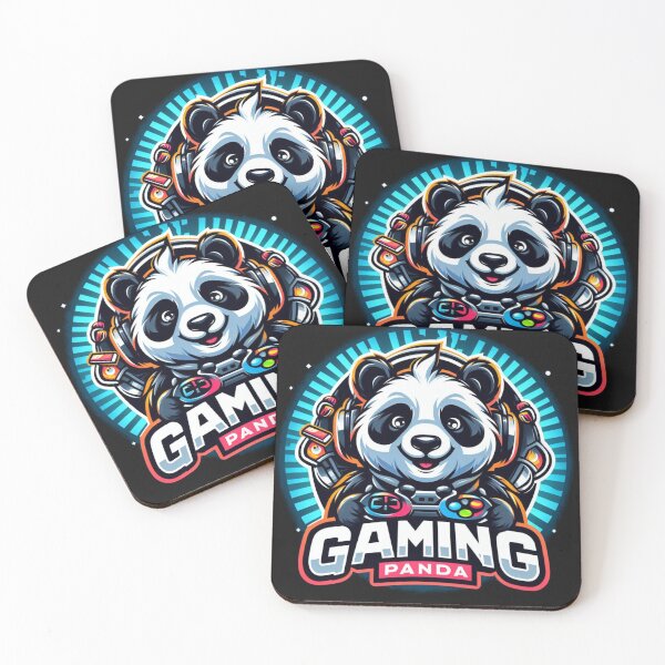 Item preview, Gaming Panda with pad Gift for Players  designed and sold by Pawel Oska.