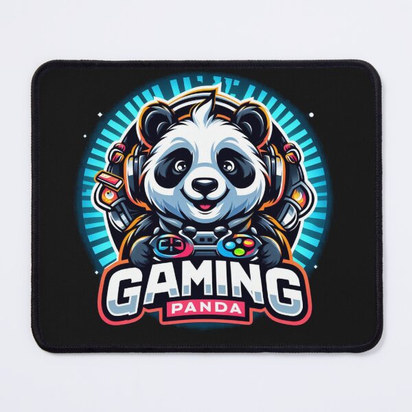 Item preview, Gaming Panda with pad Gift for Players  designed and sold by Pawel Oska.