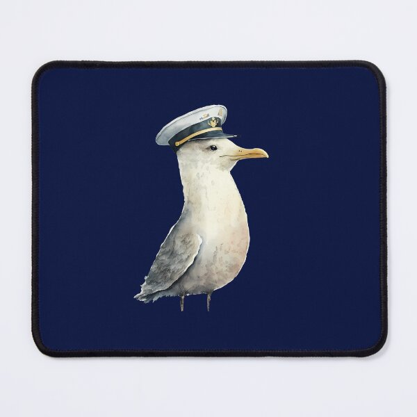 Item preview, Seagull Seafarer Captai, Moin designed and sold by PandaKunst.