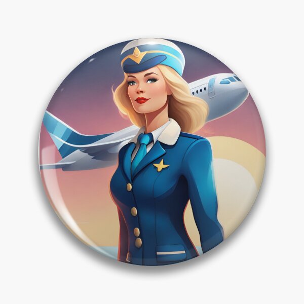 Artikelvorschau, skandinavische Stewardess entworfen und verkauft von 4estheticShop.