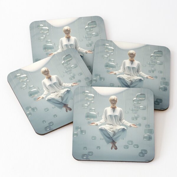 Item preview, Serenity in Levitation: A Zen Meditation designed and sold by AI-Only Creations.