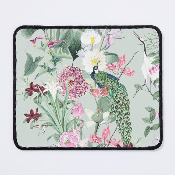 Item preview, Royal Peacock Bohemian Garden print designed and sold by Fairymeshop.