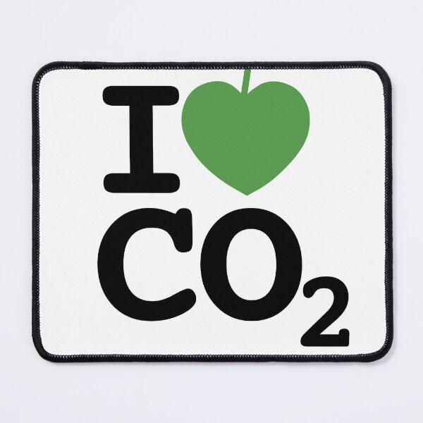 Item preview, I Leaf Carbon Dioxide | It's "I love CO2" but the heart is a leaf!  designed and sold by NouveauAge.