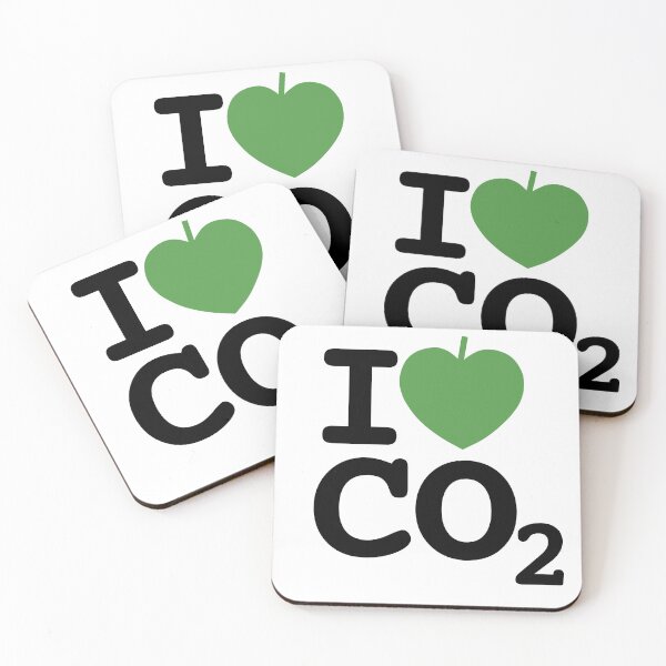 Item preview, I Leaf Carbon Dioxide | It's "I love CO2" but the heart is a leaf!  designed and sold by NouveauAge.