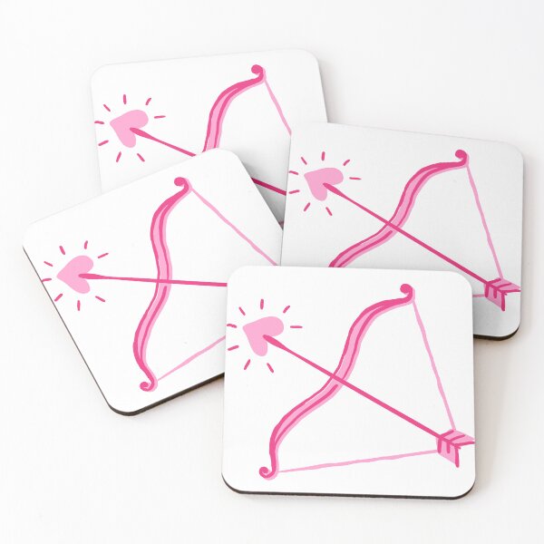 Item preview, Pink arrows of love STICKERS designed and sold by GRAPHISTE99.