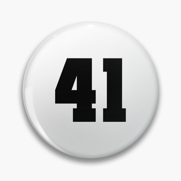 Item preview, 41, forty one, black, soccer league designed and sold by Numbers-Art.