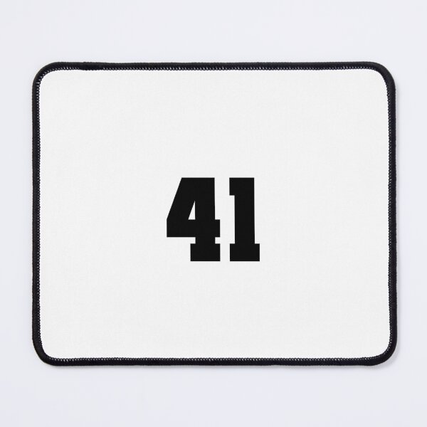 Item preview, 41, forty one, black, soccer league designed and sold by Numbers-Art.