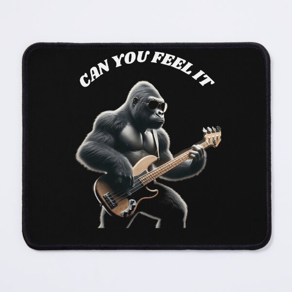 Item preview, Groovy Gorilla Bassist - Cool Musician Vibes designed and sold by TeeTown Treasure.