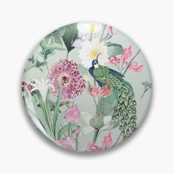 Item preview, Impresión del jardín bohemio del pavo real real designed and sold by Fairymeshop.