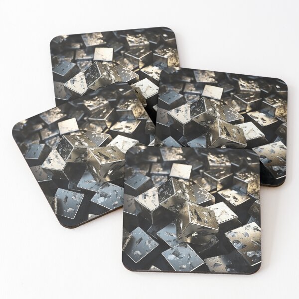 Item preview, Golden Cubes Confetti - design I designed and sold by TheLandsOfMagic.