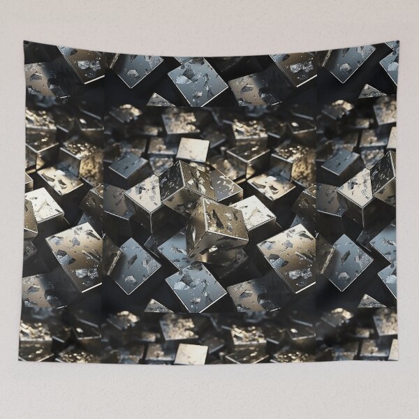 Item preview, Golden Cubes Confetti - design I designed and sold by TheLandsOfMagic.