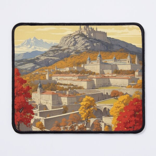 Item preview, El Escorial Spain Tourism Vintage Poster 2 designed and sold by TravelersGems.