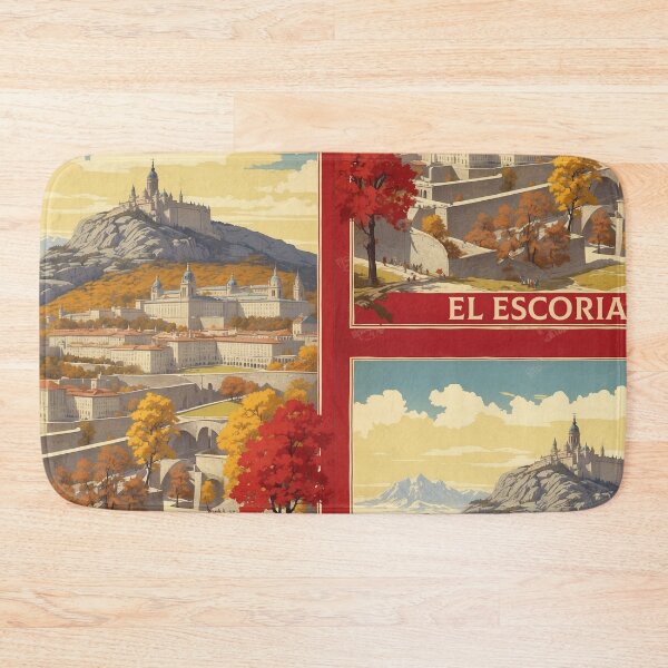 Item preview, El Escorial Spain Tourism Vintage Poster 2 designed and sold by TravelersGems.