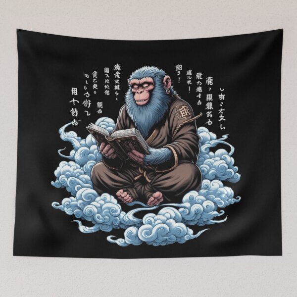 Item preview, wise monk-ey designed and sold by MythicMayhem Forge.