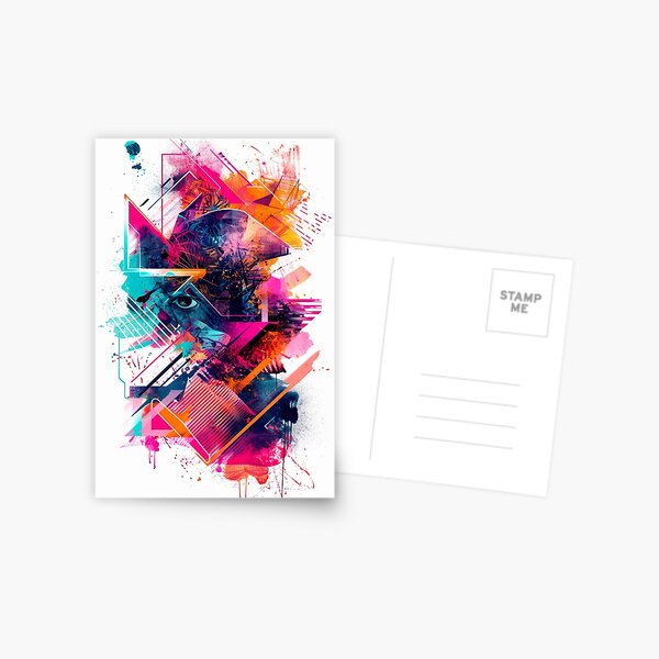Item preview, Abstract Visionary - Mixed Media Art designed and sold by Cyberpunk-shop.